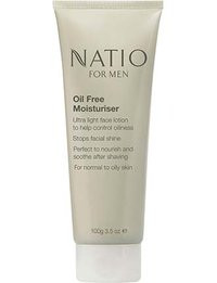 3 PACK OF Natio Men Oil Free Moisturiser 100g
