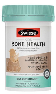 3 PACK OF Swisse Kids Bone Health 60 Tablets