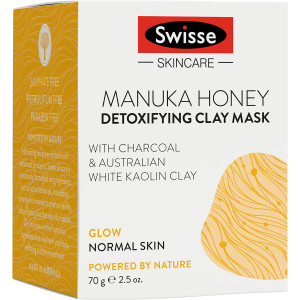 3 PACK OF Swisse Manuka Honey Detoxifying Clay Mask 70g
