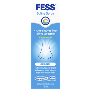 3 PACK OF Fess Nasal Spray 75ml
