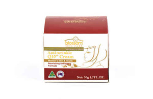 3 PACK OF Blossom Anti-Wrinkle Q10 Cream 50G