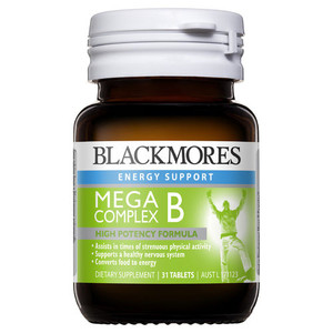 3 PACK OF Blackmores Mega B Complex 31 Tablets