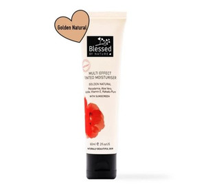 3 PACK OF Blessed By Nature Multi Effect Tinted Moisturiser Golden Natural 60ml