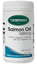 3 PACK OF Thompsons Salmon Oil Reflux Free Capsules 180