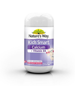3 PACK OF Natures Way Kids Calcium Burstlets 50