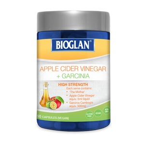 3 PACK OF Bioglan Apple Cider Vinegar + Garcinia 90 Capsules