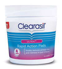 3 PACK OF Clearasil Ultra Action Pads 65