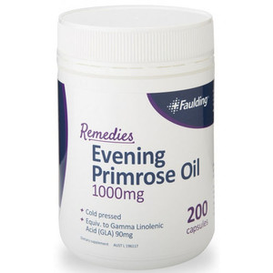 3 PACK OF Faulding Remedies Evening Primrose Oil 1000mg 200 Capsules