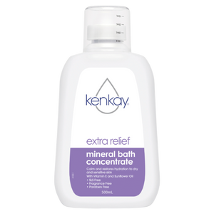 3 PACK OF Kenkay Extra Relief Mineral Bath Concentrate 500ml