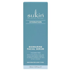 3 PACK OF Sukin Hydration Biomarine Facial Serum 30ml