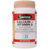 3 PACK OF Swisse Ultiboost Calcium + Vitamin D 150 Tablets