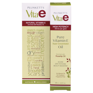 3 PACK OF Plunketts Vita E Pure Oil 25ml
