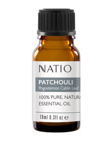 3 PACK OF Natio Happiness Pure Essential Oil Patchouli 10ml