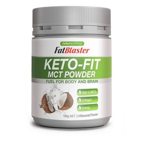 3 PACK OF Naturopathica FatBlaster Keto-Fit MCT Powder 100g