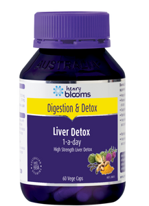 3 PACK OF Henry Blooms Liver Detox 1-a-day 60 Capsules
