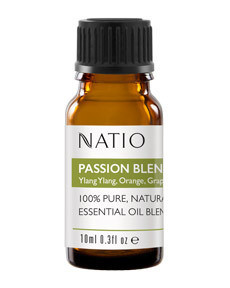 3 PACK OF Natio Happiness Essential Oil Blend Passion 10ml