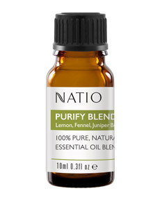3 PACK OF Natio Happiness Essential Oil Blend Purify 10ml