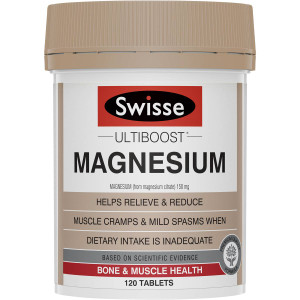 3 PACK OF Swisse Ultiboost Magnesium 120 tablets