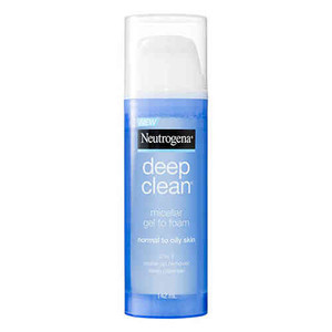 3 PACK OF Neutrogena Deep Clean Micellar Gel to Foam Cleanser Normal Skin 142ml