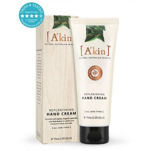 3 PACK OF Akin Replenishing Hand Cream 75ml