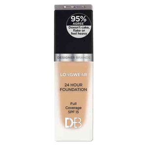 3 PACK OF Designer Brands Longwear Foundation True Beige