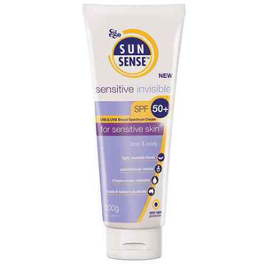 3 PACK OF Ego SunSense Sensitive Invisible SPF 50+ 200g