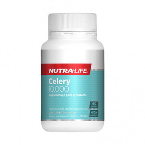 3 PACK OF Nutra Life Celery 10000 60 Capsules