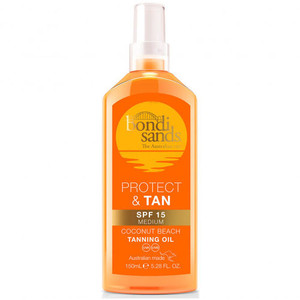 3 PACK OF Bondi Sands Protect & Tan SPF 15 Tanning Oil 150ml