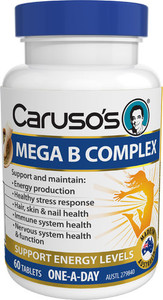 3 PACK OF Caruso's Mega B Complex 60 Tablets