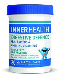 3 PACK OF Inner Health Digestive Defence 20 Capsules