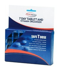 3 PACK OF Surgipack 7 Day Tablet & Vitamin Organiser