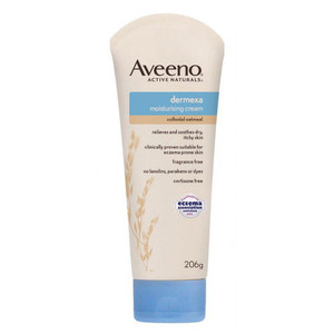 3 PACK OF Aveeno Dermexa Moisturising Cream 206g