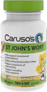 3 PACK OF Caruso's St Johns Wort 60 Tablets