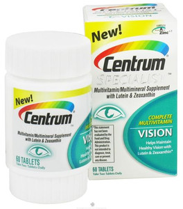 3 PACK OF Centrum Specialist Vision Tablets 60