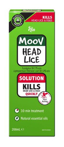 3 PACK OF Ego Moov Head Lice Solution 200ml