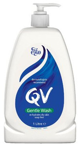 3 PACK OF Ego Qv Wash Gentle 1 Litre