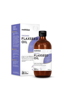 3 PACK OF Melrose Organic Flaxseed Oil 500ml