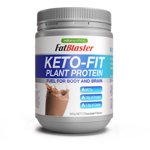 3 PACK OF Naturopathica FatBlaster Keto-Fit Protein Shake Chocolate 300g
