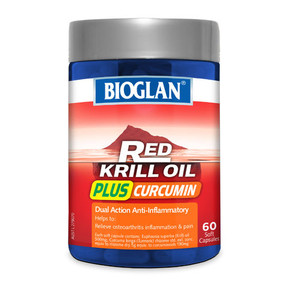 Bioglan Red Krill Oil Plus Curcumin 60 Capsules