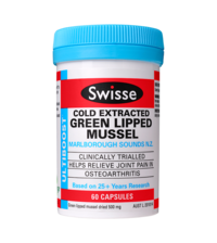 Swisse Ultiboost Green Lipped Mussel 60 Capsules