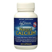 Lifestream Natural Calcium Capsules 60