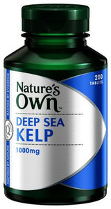 Natures Own Deep Sea Kelp 1000mg Tablets 200