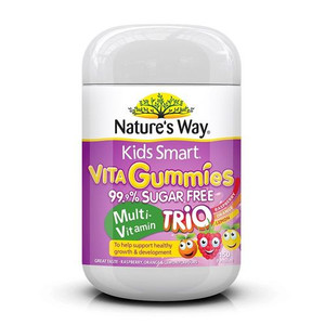 Natures Way Kids Smart Sugarfree Multivitamins Trio 150 Pastilles