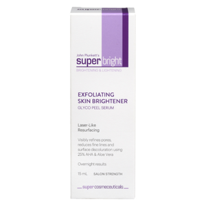 Plunketts Super Bright Exfoliating Skin Brightener Glyco Peel Serum 15ml