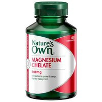 Natures Own Magnesium Chelate 500mg Capsules 180