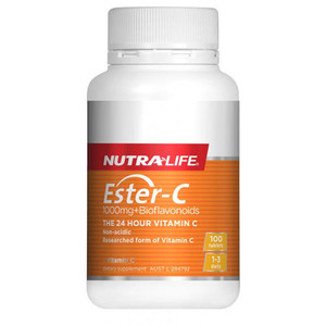 Nutra Life Ester-C 1000mg + Bioflavonoids 100 Tablets