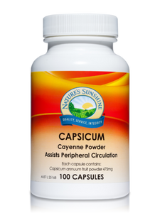 Natures Sunshine Capsicum 100 Capsules