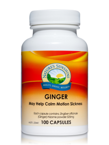 Natures Sunshine Ginger 100 Capsules