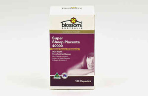 Blossom Super Sheep Placenta 40,000Mg 100 Capsules