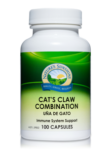 Natures Sunshine Cat's Claw Combination (Una de Gato) 100 Capsules